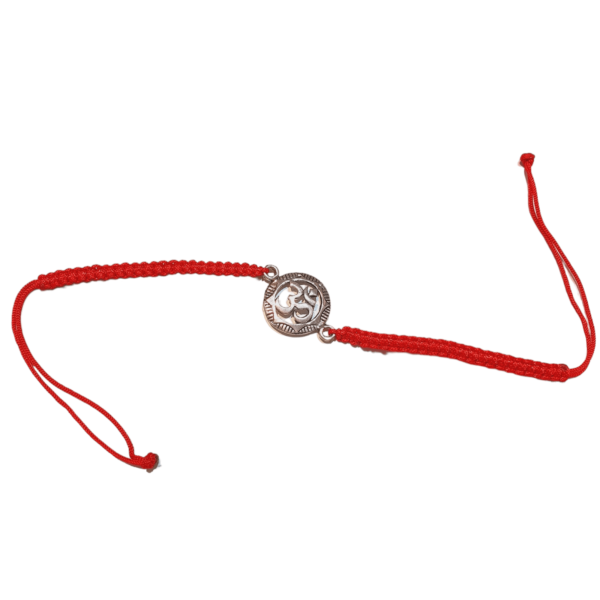 Om Encircle Rakhi in Pure Silver 925 Hallmarked