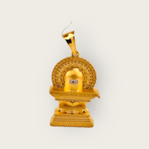 Shivling Locket Hallmarked Pure Gold