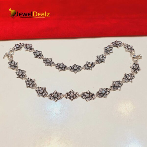 Jaipuri Payal/Anklet in Pure 925 Silver BIS Hallmarked