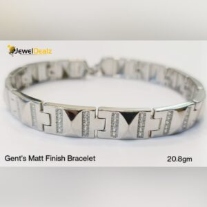 Gents Bracelet in Sterling Silver Pure 925 BIS Hallmarked