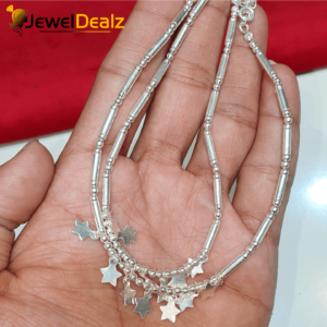 Payal/Anklet in Pure 925 Sterling Silver (Size: Adjustable)