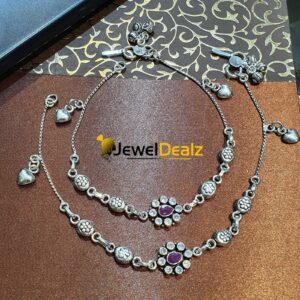 Payal/Anklet Sterling Pure 925 Silver BIS Hallmarked