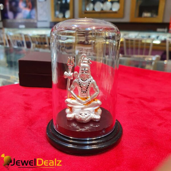 Shiva Idol in Pure 999 Hallmark Silver