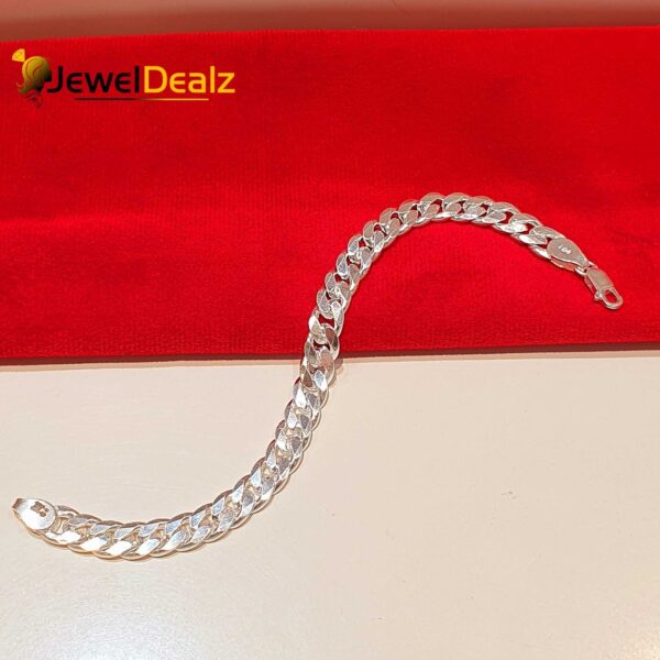 Gents Link Bracelet in Sterling Silver Pure 925 BIS Hallmarked