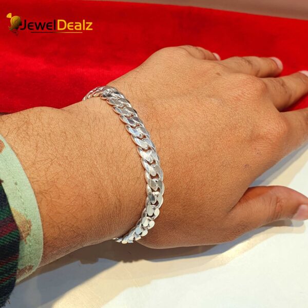 Gents Link Bracelet in Sterling Silver Pure 925 BIS Hallmarked