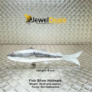 Fish Pure Silver 925 Hallmarked Length:4 inch