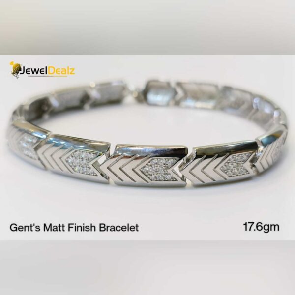 Gents Bracelet in Sterling Silver Pure 925 BIS Hallmarked