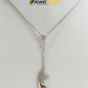 Chain with Stylish Pendent in Sterling Silver Pure 925 BIS Hallmarked