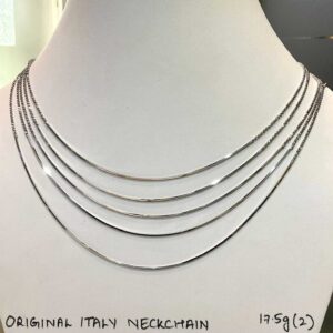 Italy Neck Chain in Sterling Silver Pure 925 BIS Hallmarked