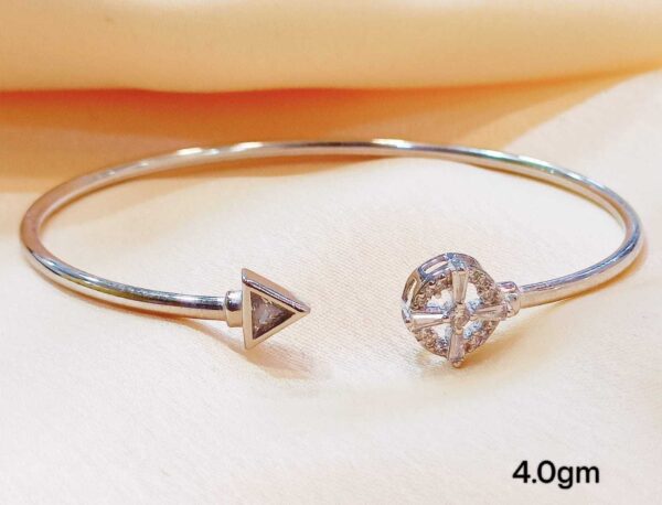 Ladies Circle Arrow Kada Sterling Silver Pure 925 BIS Hallmarked