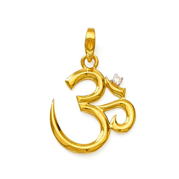 OM Casting Locket Hallmarked Pure Gold