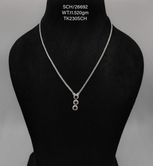 Chain with Stunning Star Pendant in Sterling Silver 925 (Copy)