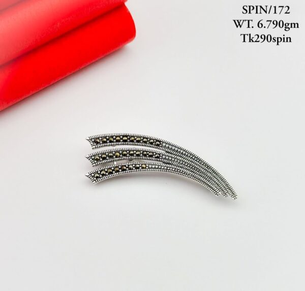 Swan Brooch in Pure Silver 925 BIS Hallmarked