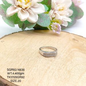 Gents Ring in Sterling Silver Pure 925 BIS Hallmarked (Copy)