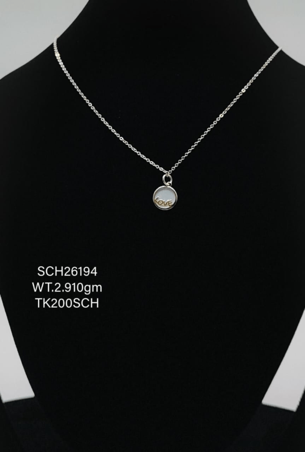 Chain with Feather Pendent in Sterling Silver (Copy)