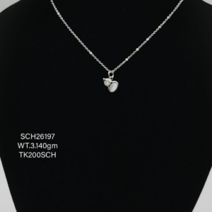 Chain with love Pendent in Sterling Silver (Copy)