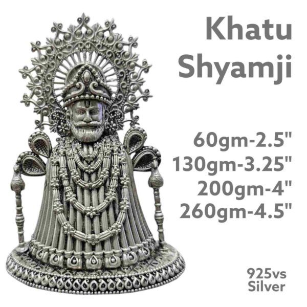 Khutu Shymaji Idol in Pure Silver 925 Hallmarked