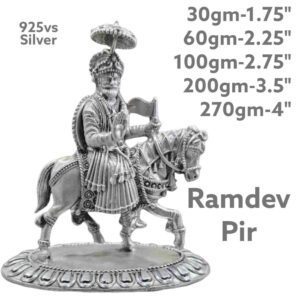 Ashirwad Hanumanji Idol in Pure Silver 925 Hallmarked (Copy)