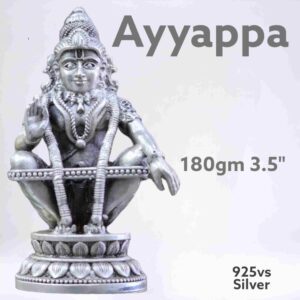 Antique Shiv Pariwar Idol in Pure Silver 925 Hallmarked (Copy)