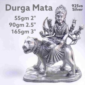 Mata Saraswati Idol in Pure Silver 925 Hallmarked (Copy)