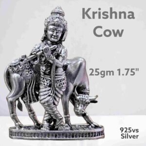 Exquisite Radha Krishna Idol in Pure Silver 925 Hallmarked (Copy)