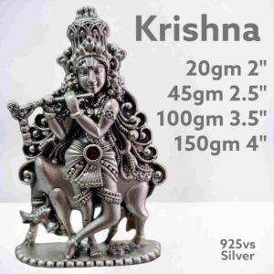 Exquisite Ma lakshmi Idol in Pure Silver 925 Hallmarked (Copy)