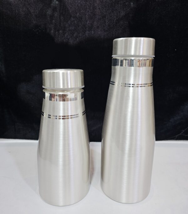 Stylish Silver Water Bottle in Pure 925 BIS Hallmarked Silver