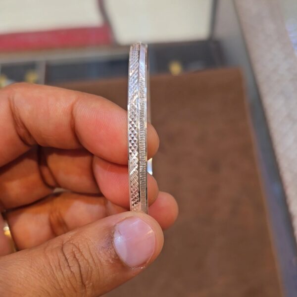 Italian Kada for Mens in Pure 925 BIS Hallmarked - Image 3