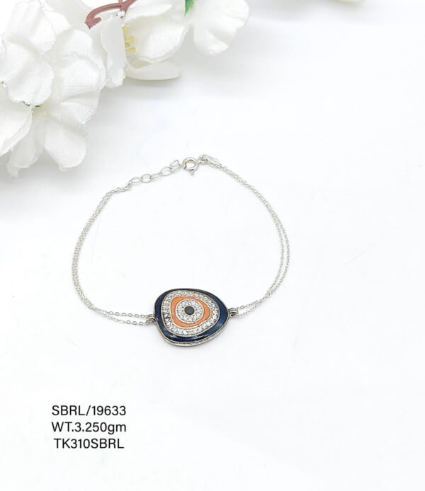 Evil Eye Baby Bala Adjustable in Pure Silver 925 Hallmarked