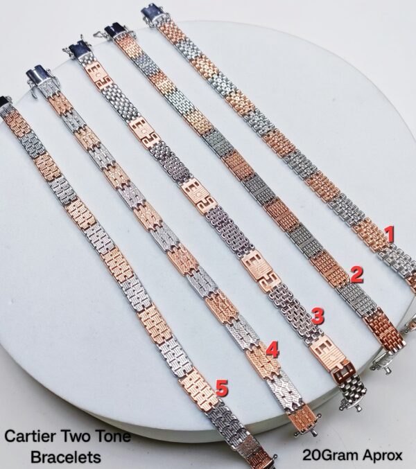 Choco SP Gents Bracelet in Sterling Silver Pure 925 BIS Hallmarked