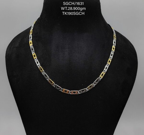 Hollow Gents Chain in Sterling Silver Pure 925 Hallmarked (Copy)