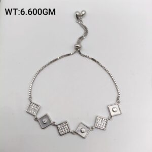 Stunning Charm Ladies Bracelet in Sterling Silver Pure 925 (Copy)