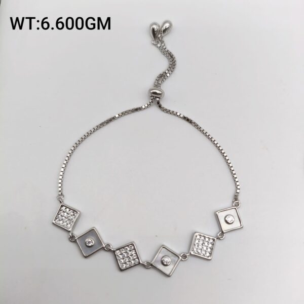Stunning Charm Ladies Bracelet in Sterling Silver Pure 925 (Copy)