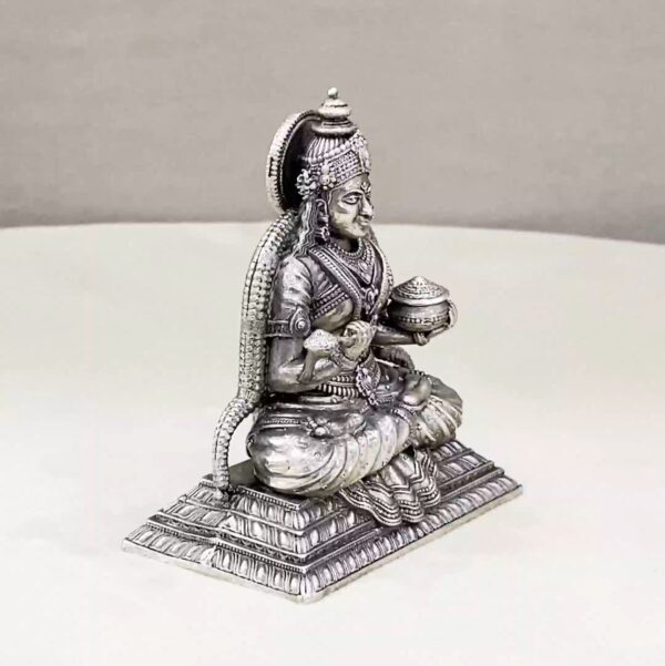 Annapoorna Devi Pure Silver Idol - Image 2