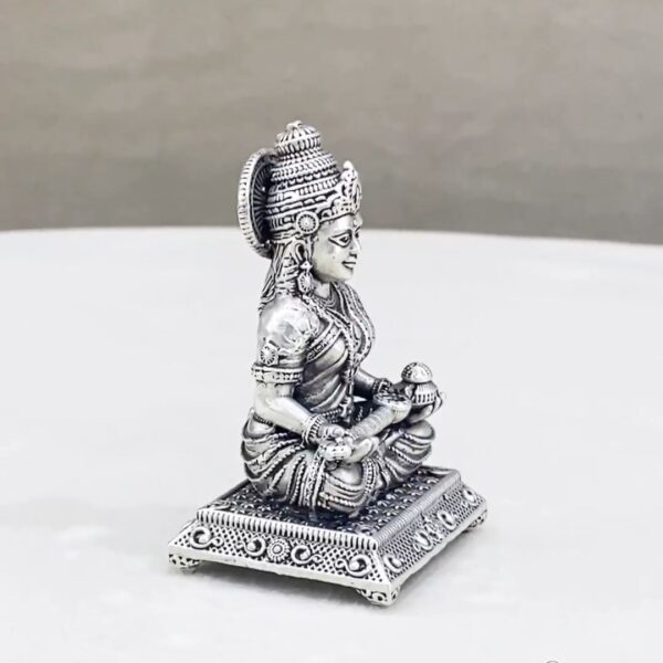 Annapoorna Peetam Pure Silver Idol - Image 2