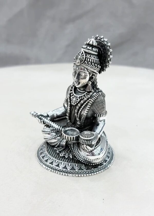 Maa Annapoorna Pure Silver Idol - Image 3