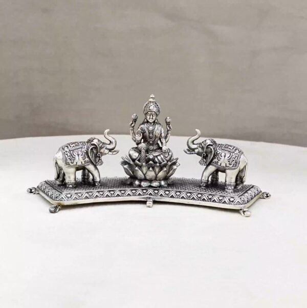 Gaja Lakshmi Pure Silver Idol