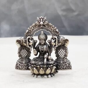 Gaja Lakshmi Pure Silver Idol