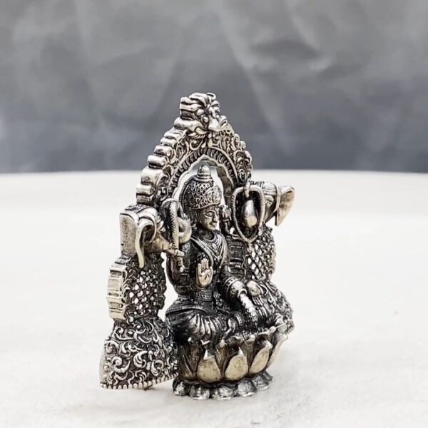 Gaja Lakshmi Pure Silver Idol