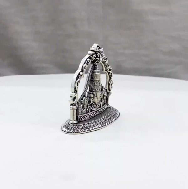 Half Balaji Arch Silver Idol