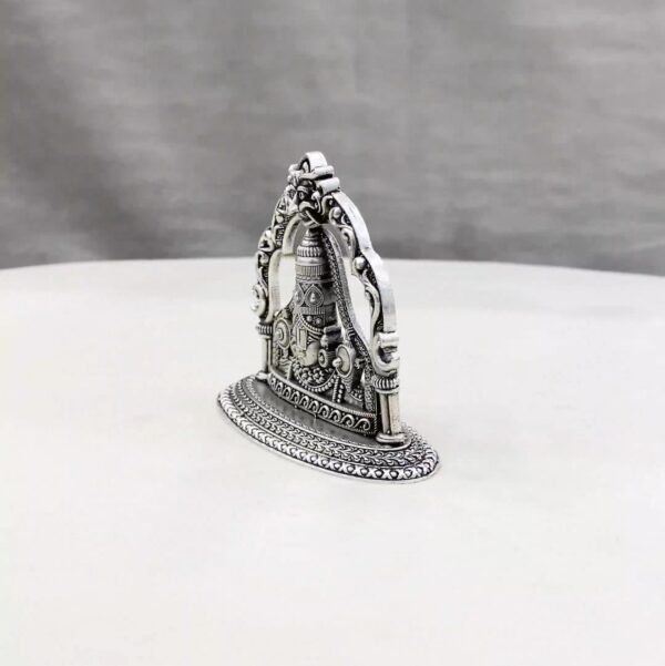 Half Balaji Arch Silver Idol