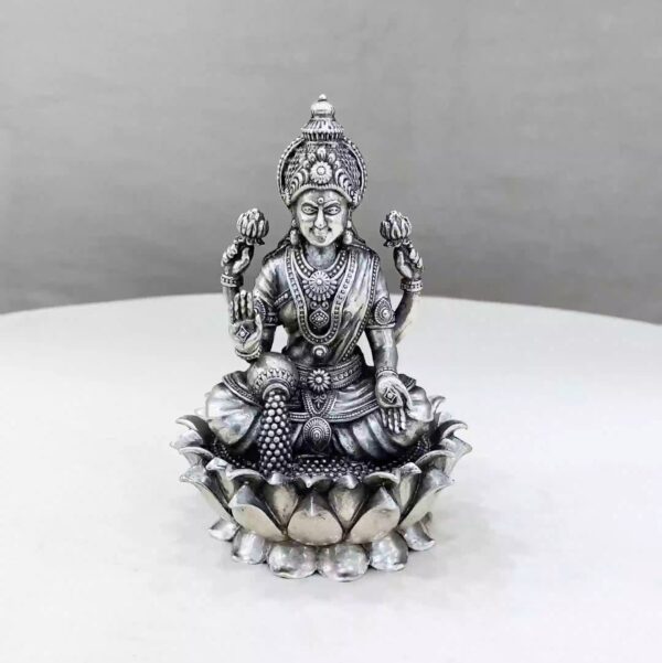 Maa Dhanalakshmi Silver Idol