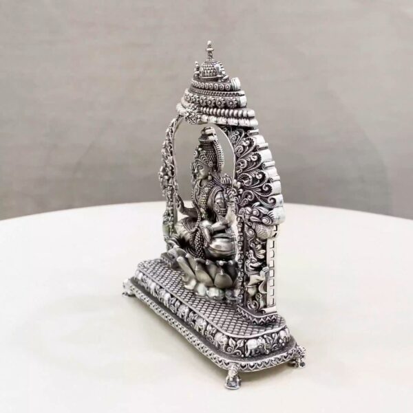 Lakshmi Big Arch Pure Silver Idol