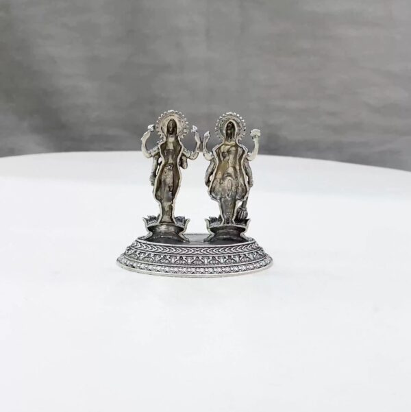 Lakshmi Narayan Pure Silver Idol