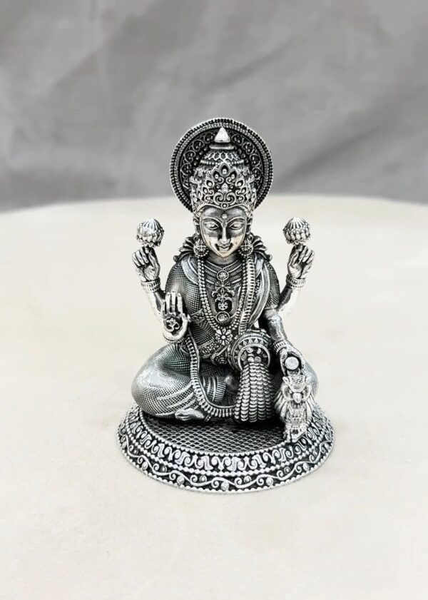 Maa Lakshmi Silver Idol