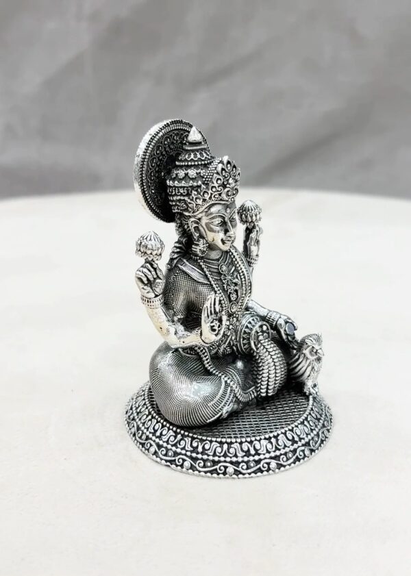 Maa Lakshmi Silver Idol - Image 3