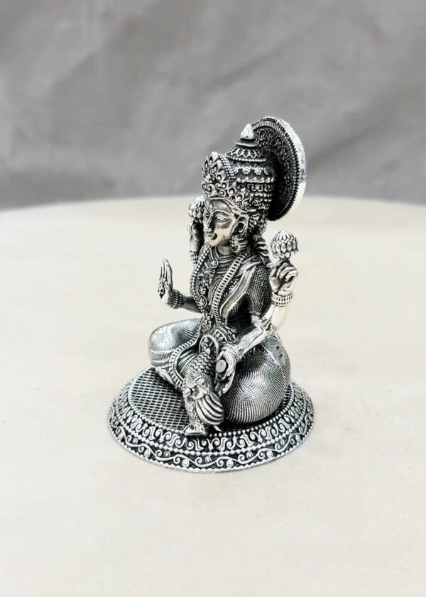 Maa Lakshmi Silver Idol - Image 2