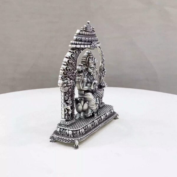 Padmam Ganesh Big Arch Pure Silver Idol