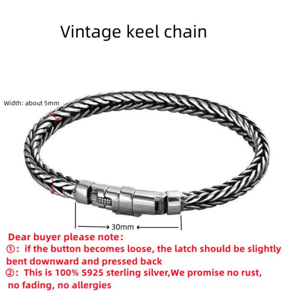Men's Curb Turkey Bracelets in Sterling Silver Pure 925 BIS Hallmarked (Copy)