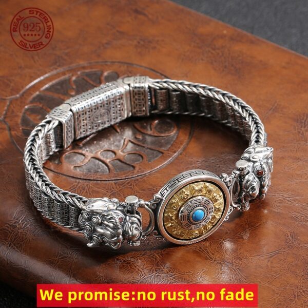 BOCAI S925 Silver Bracelet For Men (Copy)